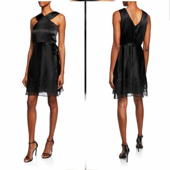 NWT Rachel Roy Ophelia Star-Printed A-line Dress - Picture 1 of 13